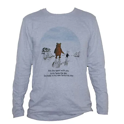 Buy WINNIE THE POOH T SHIRT Cute Favorite Day Piglet Quote Long Sleeve Grey Unisex • 21.25£
