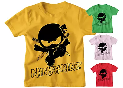 Buy New Ninja Kidz Tv Kids T-Shirt Gaming Team Top Tee. • 5.99£