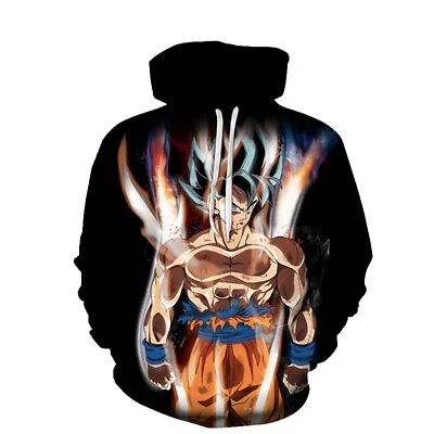 Buy Child DBZ Goku Combat Boys Hoodie Sweatshirts Coat Pullover For Kids Age 4Y-13Y • 22.99£