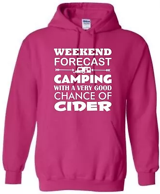 Buy Caravan Funny Hoodie, Camping Hoody, Glamping Cider Alcohol Hooded Sweat • 20.99£