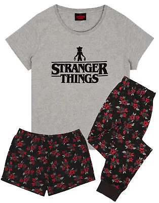 Buy Stranger Things Pyjamas Womens Short OR Long Leg Options PJs • 19.99£