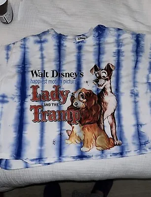 Buy Disney Lady And The Tramp, Tie-dye Shirt • 42.63£