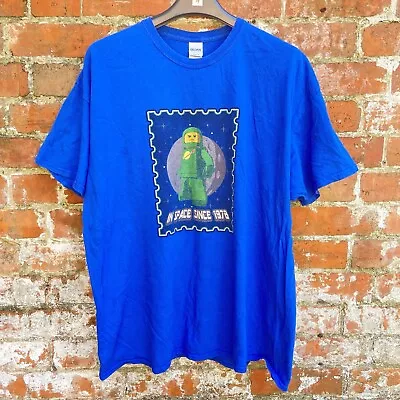 Buy Lego Green Spaceman T Shirt Men’s 2XL Blue In Space Since 1978 Retro Rare! • 14.99£