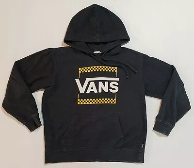 Buy VANS Hoodie Sweater Womens Small Boxed Pro Charcoal Grey Logo S • 29.53£