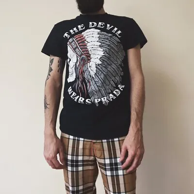Buy The Devil Wears Prada Band Graphic Tee Shirt Metal Urban Outfitters Black Small • 20£