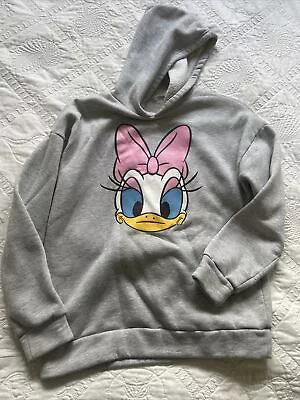 Buy Daisy Duck Pullover Long Comfy Hoodie Grey Color Size Small • 19.20£