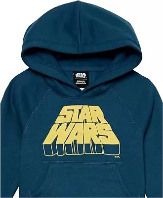 Buy Boys Disney Fleece Pullover Sweatshirt Hoodies Hooded Star Wars • 9.99£