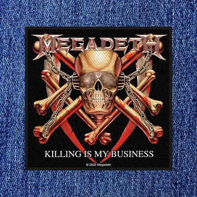 Buy Megadeth - Killing Is My Business (new) Sew On Patch Official Band Merch • 4.75£