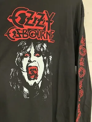 Buy Ozzy Osbourne Black Sabbath Long Sleeve T-shirt UnWorn Size XL Screen Printed • 7£