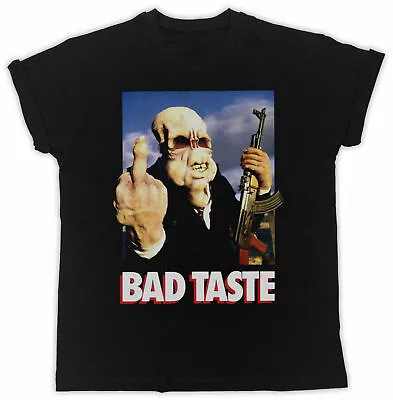 Buy Bad Taste T-shirt Retro Movie Unisex Classic Gift Present Black Tee Horror • 9.99£