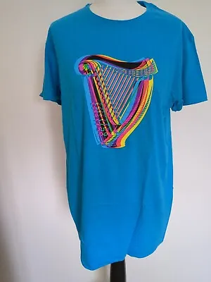Buy Brand New Guinness Turquoise Summer Vibes T Shirt  Medium  • 5.99£