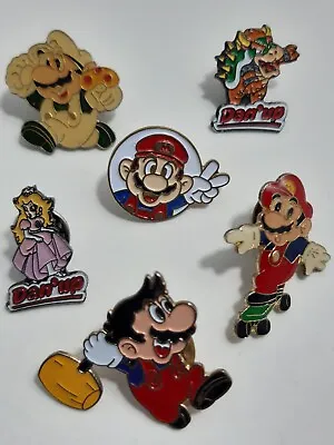 Buy Super Mario Vintage Pin Collection (Nintendo Merch, Memorabilia, 1988 / 1993) • 9.65£