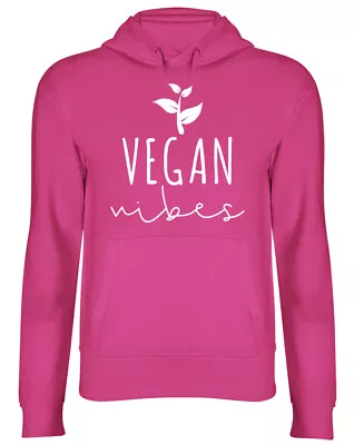 Buy Vegan Vibes Mens Womens Ladies Hooded Top Hoodie • 17.99£