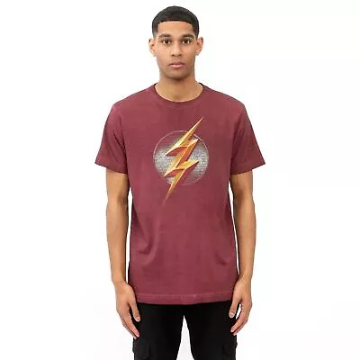 Buy DC Comics Mens T-Shirt The Flash Brushed Logo Top Tee S-2XL Official • 13.99£
