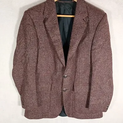 Buy Hornes Jacket Sports Coat Pure New Wool Tweed Brown Size 40  Chest HM The Queen! • 36.50£