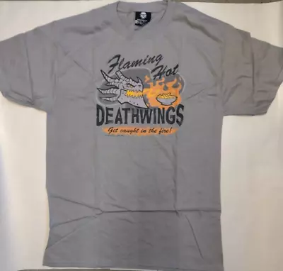 Buy Jinx Official World Of Warcraft Flaming Hot Deathwings T-Shirt Size Small (NEW) • 12.99£