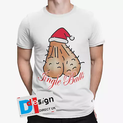 Buy Jingle Balls Christmas Xmas Mens T-Shirt Funny Santa Gift Festive Unisex Top Tee • 7.99£