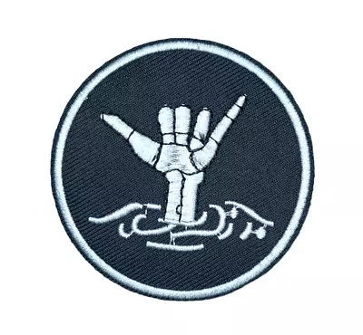 Buy Hang Loose Skeleton Hand Embroidered Patch | Badge Sew On, Iron On, Biker Surfer • 1.99£