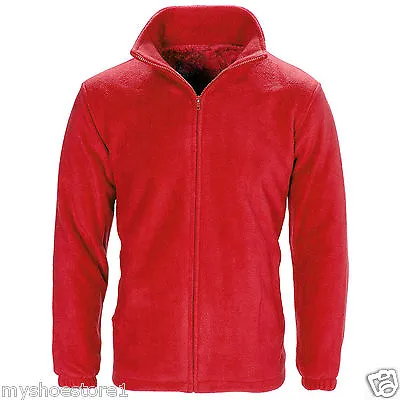 Buy Mens Women Ladies Unisex Polar Polo Fleece Jacket Anti  Pill Micro Work Coat Top • 14.99£