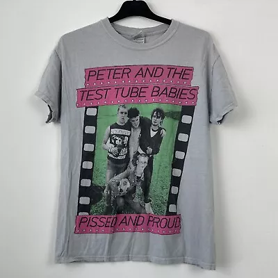 Buy Peter And The Test Tube Babies Rare Punk Psychobilly Band T-Shirt M • 5£