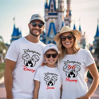 Buy Personalised Disneyland Paris 2024 T-Shirt, Mickey Minnie Family Tour Unisex Top • 13.99£