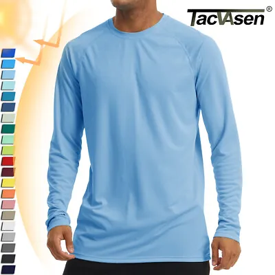 Buy UPF50+ Men's Sun/UV Protection T-Shirts Quick Dry Performance Fishing Work Tops • 17.98£