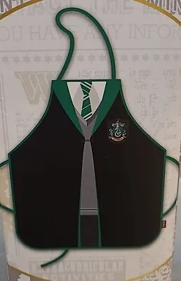 Buy Boxed Unused  Official Harry Potter Slytherin Adult Size Boxed Apron Warner Bros • 9.99£