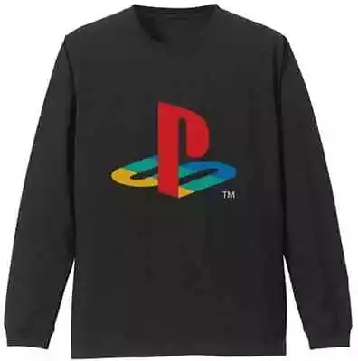Buy Clothing Original Playstation Sleeve Ribbed Long T-Shirt Black Large Size • 81.69£