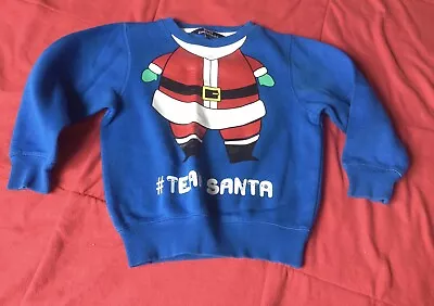 Buy Boys Christmas Santa Jumper 3yrs • 5£
