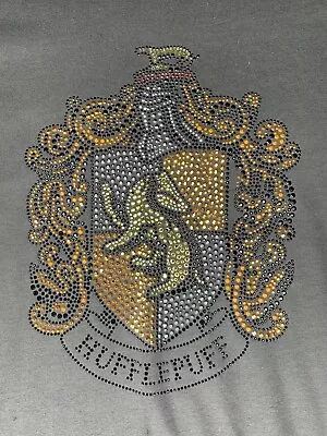 Buy Harry Potter T-Shirt Hufflepuff Jewel Crest Womens Universal Studios Size XXL • 17.76£