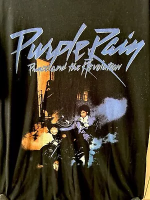 Buy Prince And The Revolution Purple Rain T Shirt Medium • 7£