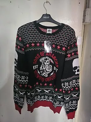 Buy Horror Jason Voorhees Pattern Christmas Unisex Knitted Sweater Size M SOA Brand • 22£