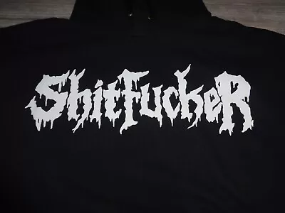 Buy Shitfucker Hoodi Black/Death/Thrash Metal Anal Cunt GG Allin Murder Junkies XXL • 51.89£