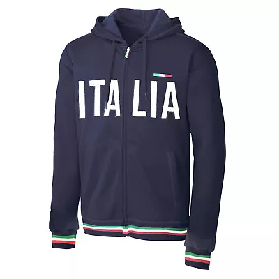 Buy Men's Sweatshirt Woman Italy Jacket Suit Long Sleeves Hood Toocool FI-589 • 33£