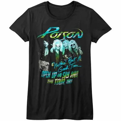 Buy Poison Open Up & Say Ahh Album Tour 1988 Women's T Shirt Rock Band Art Music • 23.21£