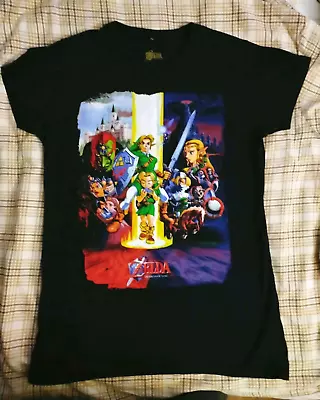 Buy Legend Of Zelda Ocarina Of Time 3D Official Women's Shirt L XL - BIOWORLD 2015 • 8.99£