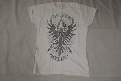 Buy Silverstein Silver Eagle Emblem Logo Ladies Skinny T Shirt New Official Rare • 7.99£