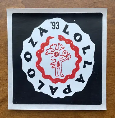 Buy Vtg Lollapalooza 1993 Decal Official Merch Sticker RATM Alice In Chains Primus • 9.38£