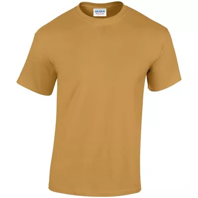 Buy Gildan Heavy T-Shirt 5000 - Unisex Short Sleeve Casual Cotton T-Shirt • 6.79£