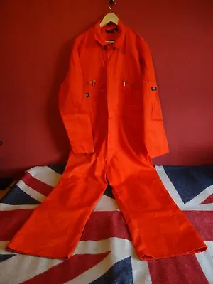 Buy Dickies Mens  Boiler Suit Orange Size 54 R BNWT  Big & Tall • 20£