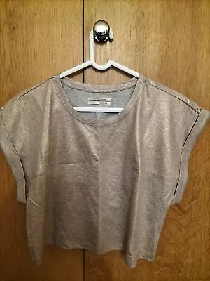 Buy Anthropologie  Shine Roll Sleeve   T-shirts ,S Size • 22.50£