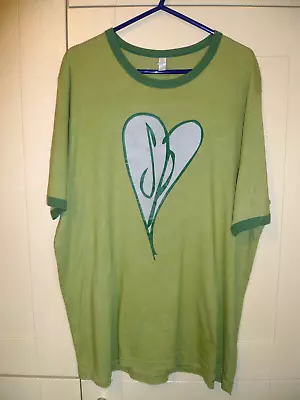 Buy The Smashing Pumpkins - Original  Sp Heart Logo  Green T-shirt (2xl) • 9.99£