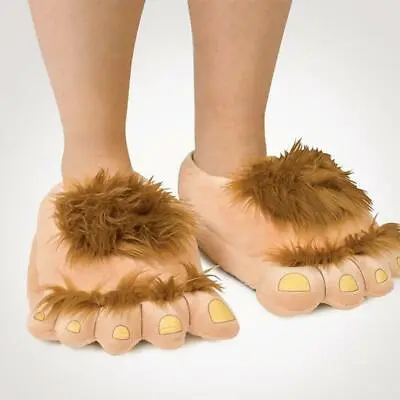 Buy NEW Big Feet Slippers  Big Foot Houseshoe Monster Funny Shoes • 14.06£