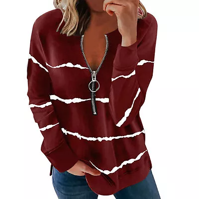 Buy Soft Pullover Loose Spring Autumn Women Hoodie Casual Round Collar Comfortable • 11.23£