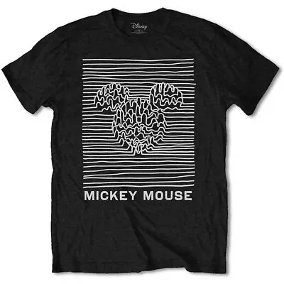 Buy Disney Mickey Mouse Unknown Pleasures Official Tee T-Shirt Mens • 15.99£