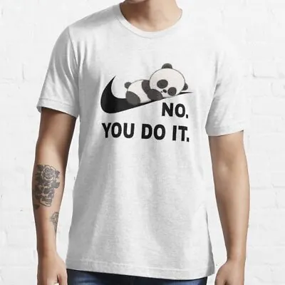 Buy No You Do It Funny Lazy Panda Gift Cute Animal Novelty Mens T-Shirts Tee Top • 4.99£