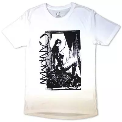 Buy DC Comics Unisex T-Shirt: Catwoman - Skyline- White Cotton • 14.99£