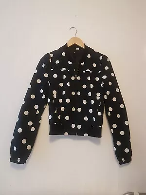 Buy Amazing Spotty  Bomber Jacket By Divided H&M Size 34 • 0.99£