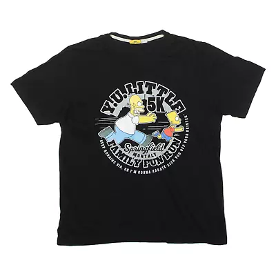 Buy Simpsons Mens T-Shirt Black XL • 9.99£