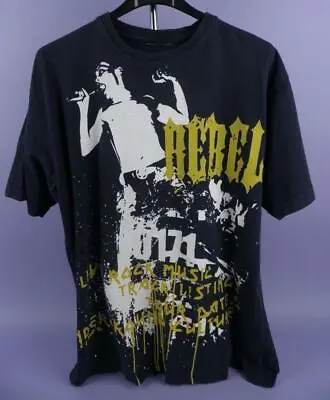 Buy REBEL - Rock Music - Underground Culture T Shirt • 8£